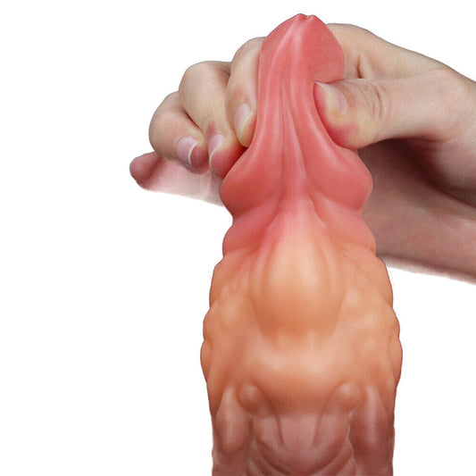 Lovetoy 7 Inch Dual Layered Silicone Cock - UABDSM