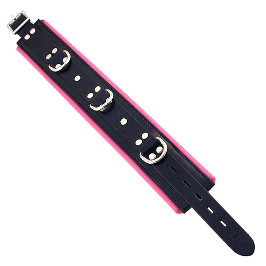 Rouge Garments Black And Pink Padded Collar Rouge Garments Black And Pink Padded Collar - UABDSM