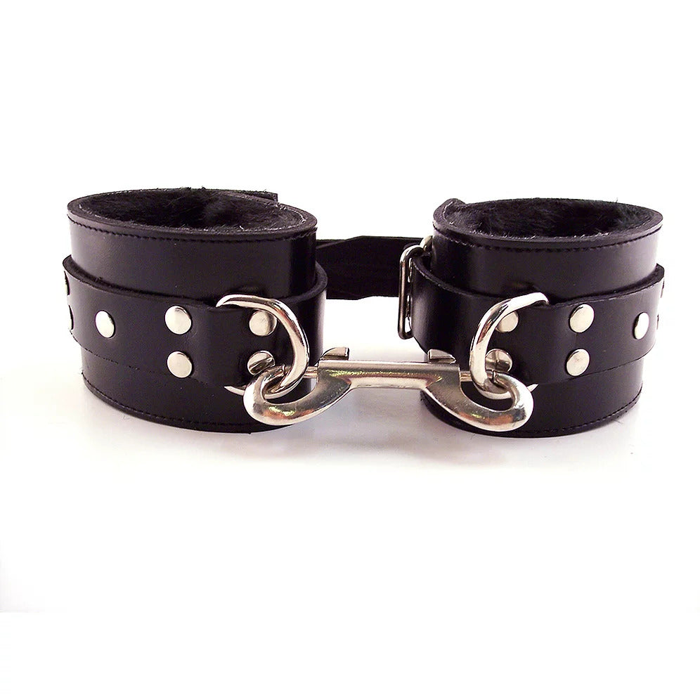 Rouge Garments Black Fur Wrist Cuffs - UABDSM