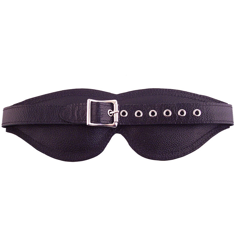Rouge Garments Large Black Padded Blindfold - UABDSM