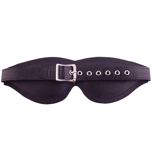 Rouge Garments Large Black Padded Blindfold - UABDSM