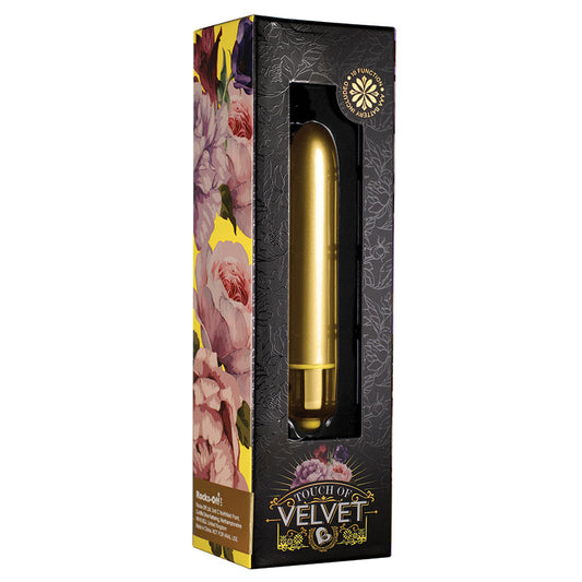 Rocks-Off Touch of Velvet 10 Speed Bullet-Sunflower Summer Rocks-Off Touch of Velvet 10 Speed Bullet-Sunflower Summer - UABDSM