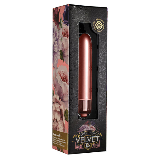 Rocks-Off Touch of Velvet 10 Speed Bullet-Peach Blossom Rocks-Off Touch of Velvet 10 Speed Bullet-Peach Blossom - UABDSM