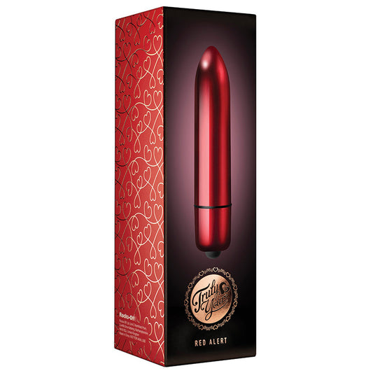 Rocks-Off Truly Yours 120mm 10 Speed Bullet-Red Alert Rocks-Off Truly Yours 120mm 10 Speed Bullet-Red Alert - UABDSM