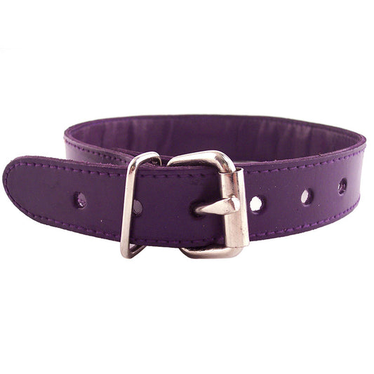 Rouge Garments Purple Studded O-Ring Studded Collar - UABDSM