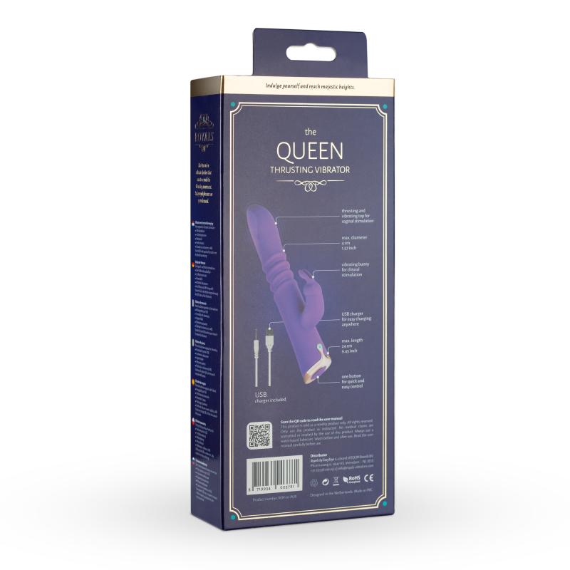 Royals The Queen Thrusting Rabbit Vibrator - UABDSM
