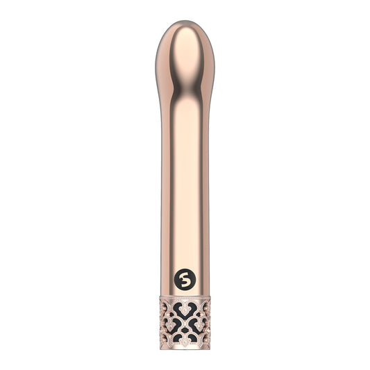 Royal Gems Jewel Rechargeable G Spot Bullet Rose Gold - UABDSM
