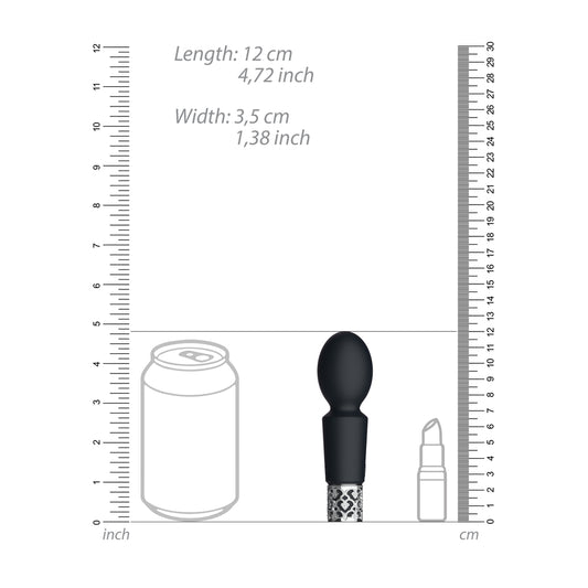 Royal Gems Brilliant Rechargeable Bullet Black - UABDSM