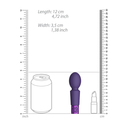 Royal Gems Brilliant Rechargeable Bullet Purple - UABDSM