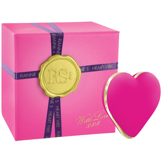 RianneS Rechargeable Heart Vibe-French Rose RianneS Rechargeable Heart Vibe-French Rose - UABDSM