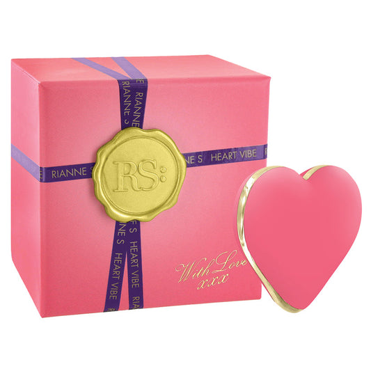 RianneS Rechargeable Heart Vibe-Coral Rose RianneS Rechargeable Heart Vibe-Coral Rose - UABDSM