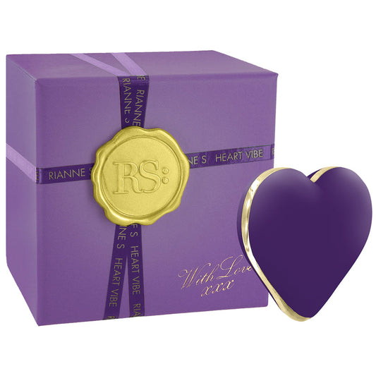 RianneS Rechargeable Heart Vibe-Deep Purple RianneS Rechargeable Heart Vibe-Deep Purple - UABDSM