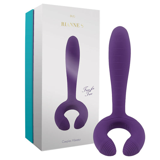 RianneS Rechargeable Duo Vibe-Deep Purple 7.4 RianneS Rechargeable Duo Vibe-Deep Purple 7.4 - UABDSM