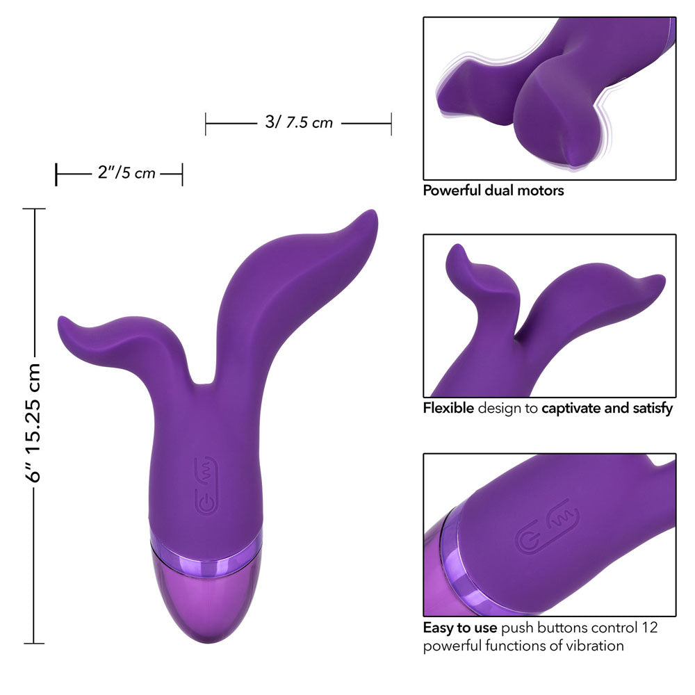 Aura Duo Rechargeable Vibrator - UABDSM