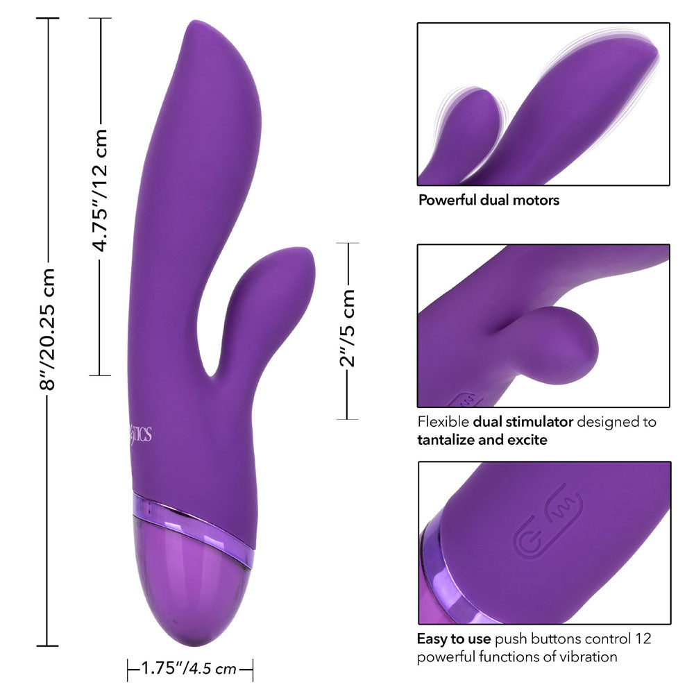 Aura Dual Lover Rechargeable Vibrator - UABDSM