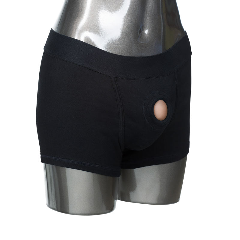 Packer Gear Boxer Harness Black Medium to Large - UABDSM