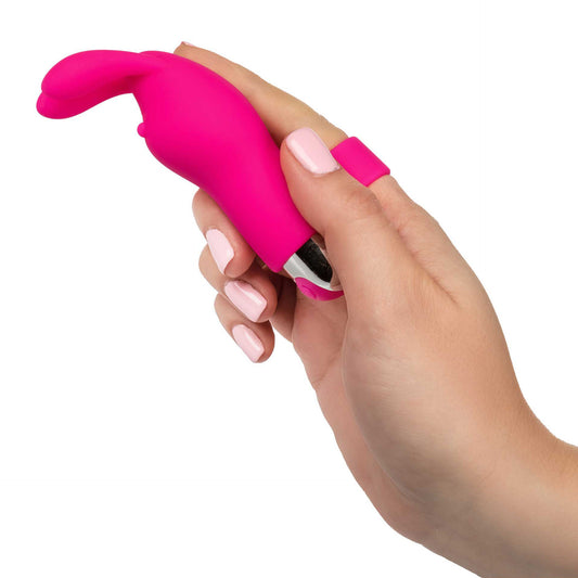 Intimate Play Pink Rechargeable Bunny Finger Vibrator - UABDSM