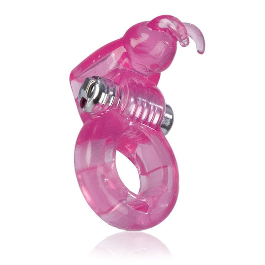 Basic Essentials Bunny Enhancer Cock Ring With Stimulator Basic Essentials Bunny Enhancer Cock Ring With Stimulator - UABDSM