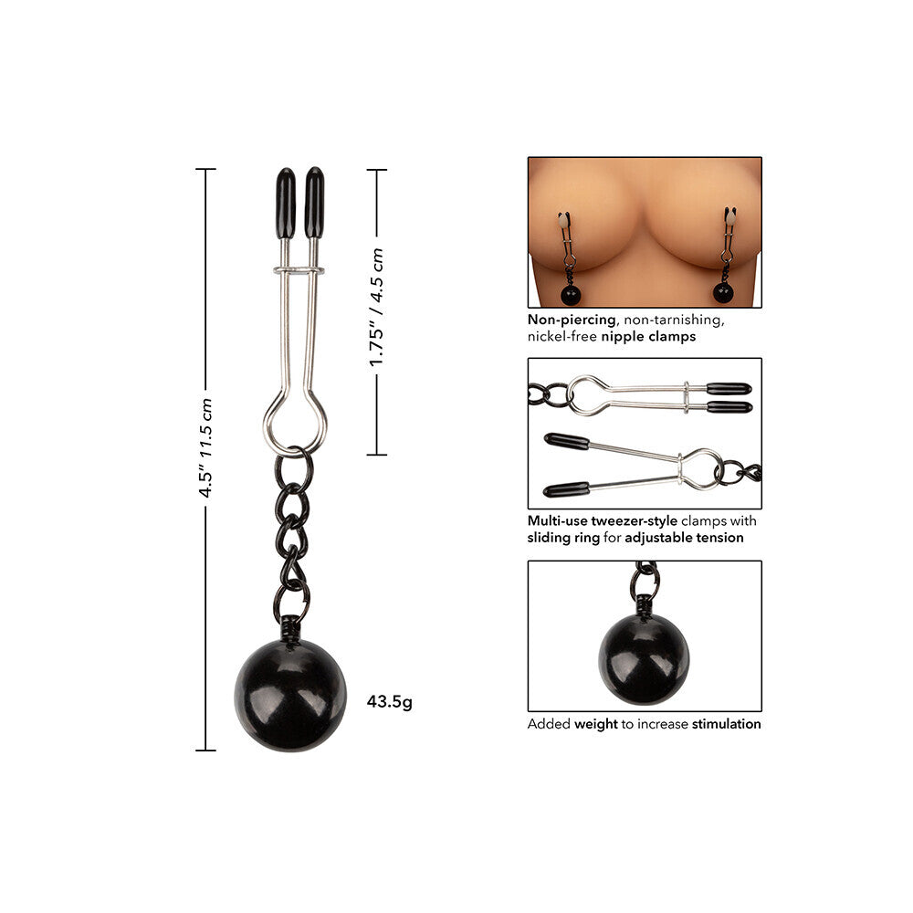 Nipple Grips Weighted Tweezer Nipple Clamps - UABDSM