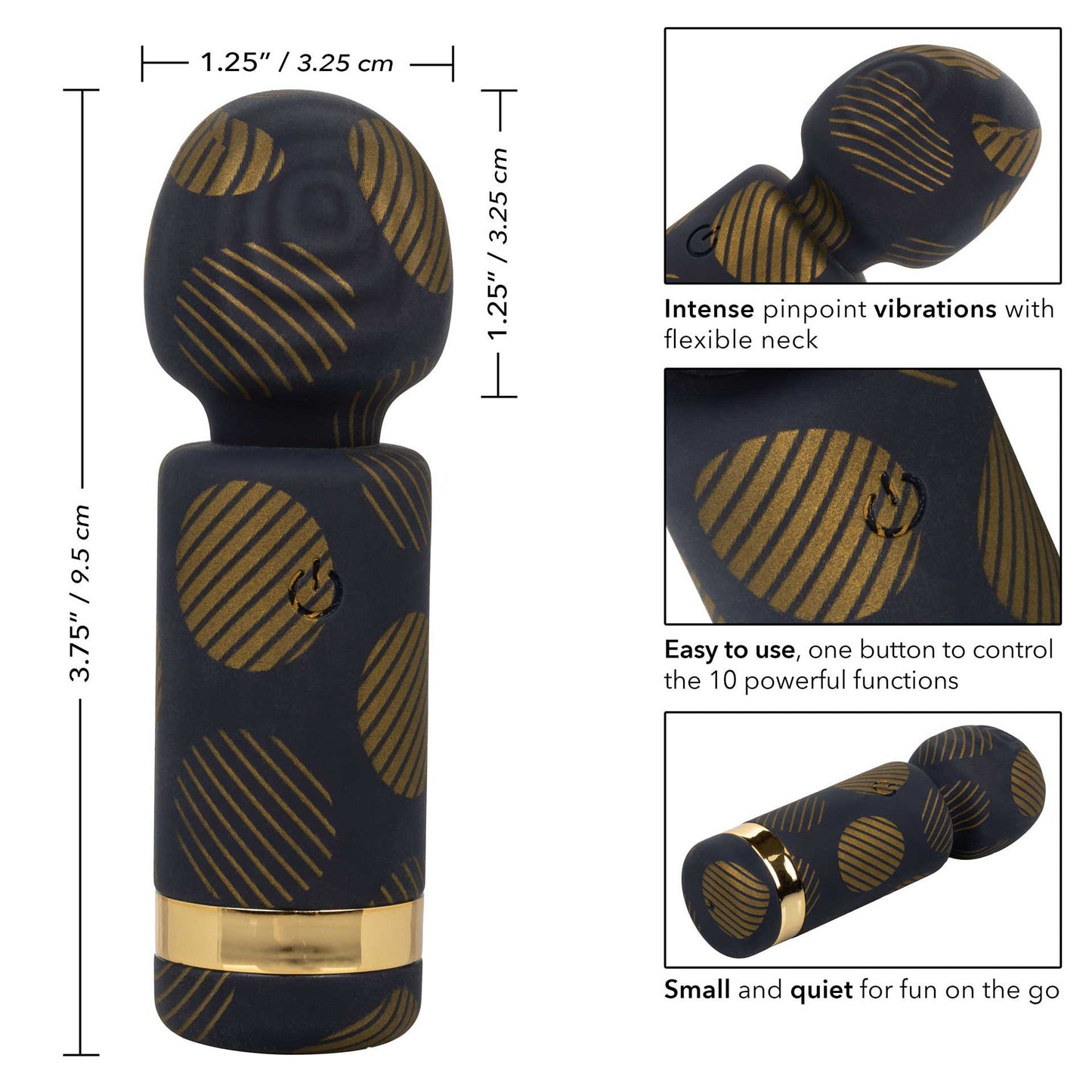 Naughty Bits Lit Clit Teenie Weenie Wand - UABDSM