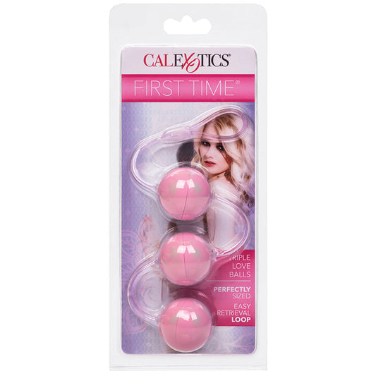 First Time Love Balls Triple Lovers - Pink First Time Love Balls Triple Lovers - Pink - UABDSM