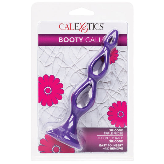 Booty Call Silicone Triple Probe - Purple Booty Call Silicone Triple Probe - Purple - UABDSM