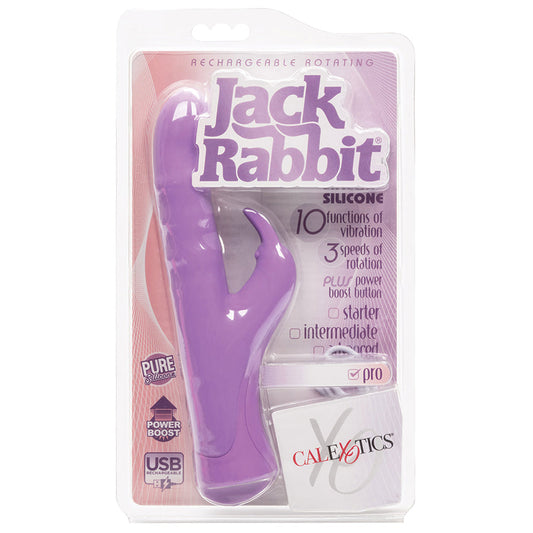 Rechargeable Rotating Jack Rabbit-Purple 4.75 Rechargeable Rotating Jack Rabbit-Purple 4.75 - UABDSM