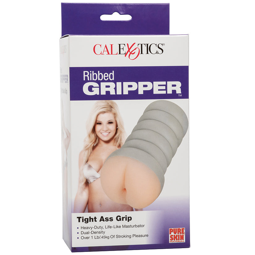 Ribbed Gripper Tight Ass-Ivory - UABDSM