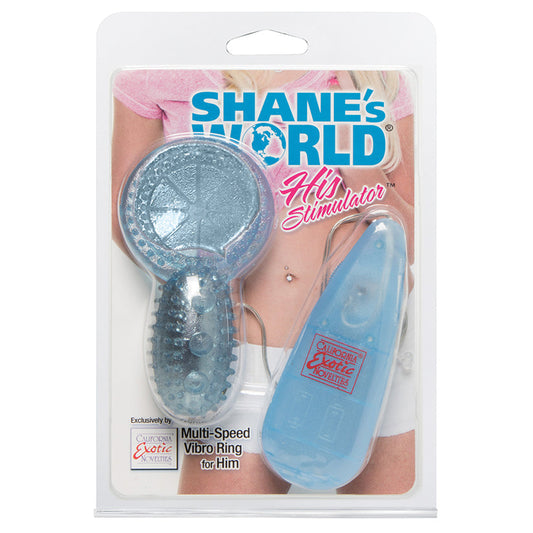Shanes World His Vibraring Stimulator - Blue Shanes World His Vibraring Stimulator - Blue - UABDSM