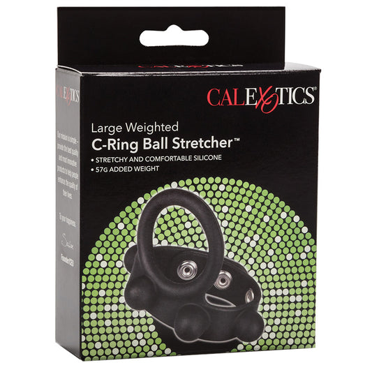 Weighted C-Ring Ball Stretcher Large-Black Weighted C-Ring Ball Stretcher Large-Black - UABDSM