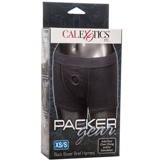 Packer Gear Boxer Brief Harness - Extra Small/small - Black Packer Gear Boxer Brief Harness - Extra Small/small - Black - UABDSM