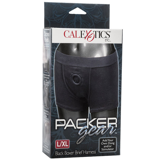 Packer Gear Boxer Brief Harness - Large/extralarge - Black Packer Gear Boxer Brief Harness - Large/extralarge - Black - UABDSM
