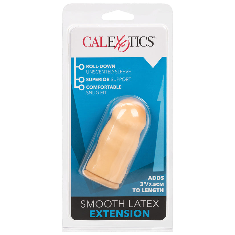 3 Inch Smooth Latex Extension - Ivory - UABDSM