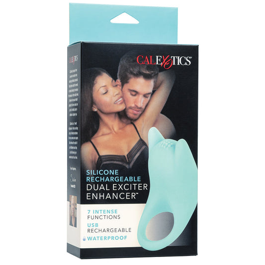 Silicone Rechargeable Dual Exciter Enhancer Silicone Rechargeable Dual Exciter Enhancer - UABDSM
