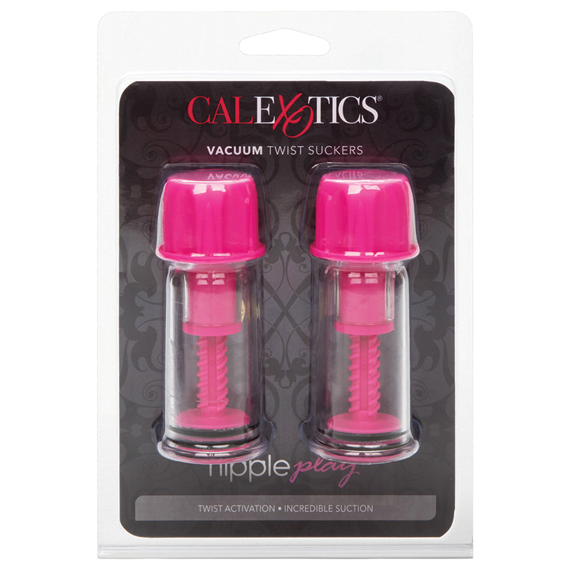 Nipple Play Vacuum Twist Suckers-Pink - UABDSM