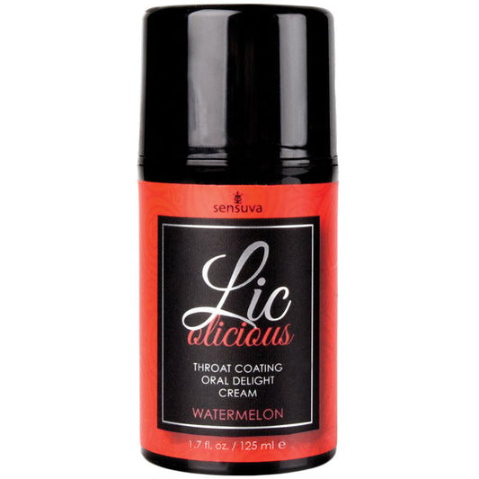 Lic-O-Licious Throat Coating Oral Delight Cream-Watermelon 1.7oz Lic-O-Licious Throat Coating Oral Delight Cream-Watermelon 1.7oz - UABDSM