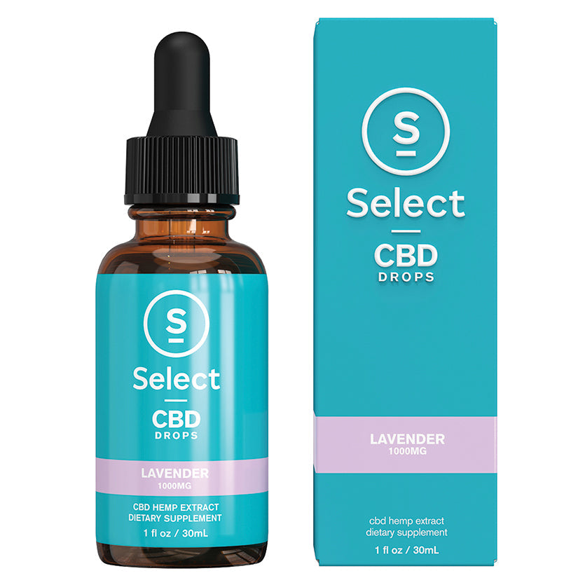 Select CBD 1000mg Drops- Lavender 30ml - UABDSM