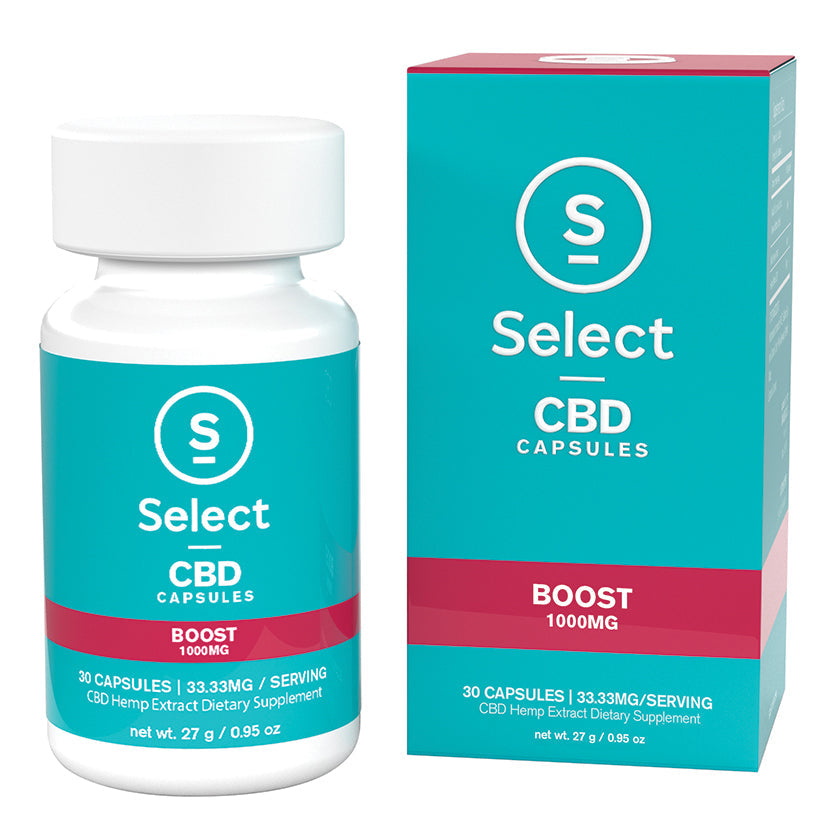Select CBD 1000mg Gel Caps-Boost 30ct - UABDSM
