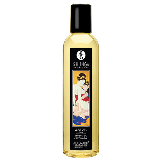 Shunga Erotic Massage Oil-Coconut Thrills 8.5oz Shunga Erotic Massage Oil-Coconut Thrills 8.5oz - UABDSM