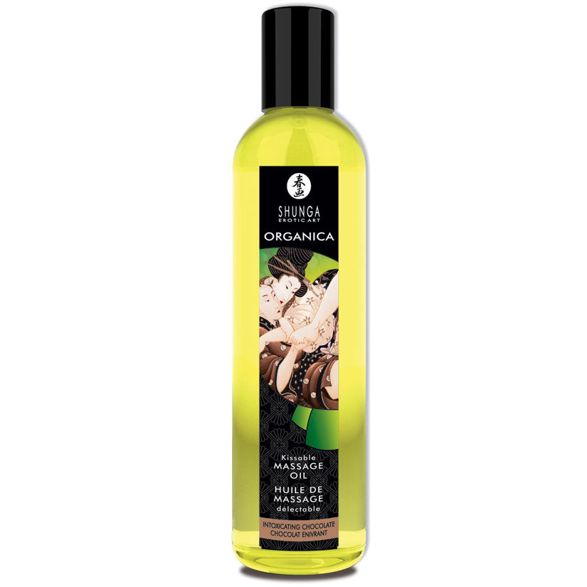 Kissable Massage Oil - Organica - Intoxicating Chocolate - 8.4 Fl. Oz. - UABDSM