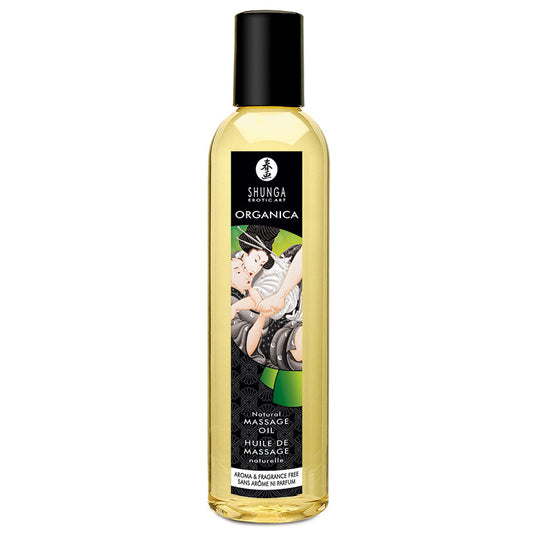 Shunga Organica Massage Oil-Natural 8oz Shunga Organica Massage Oil-Natural 8oz - UABDSM