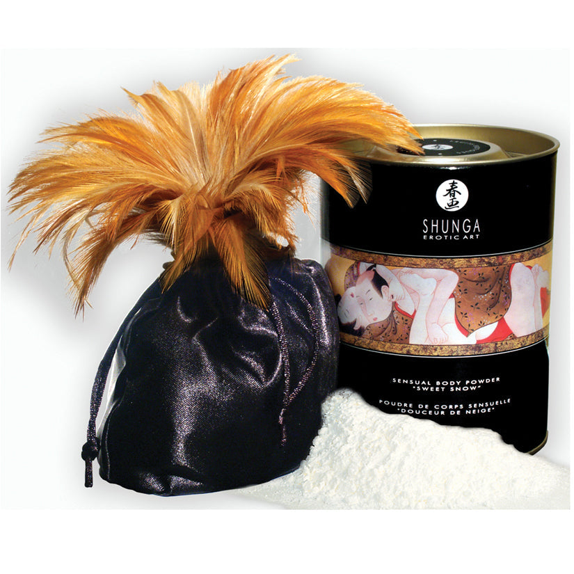 Shunga Sweet Snow Powder-Strawberry/Champagne 7oz - UABDSM