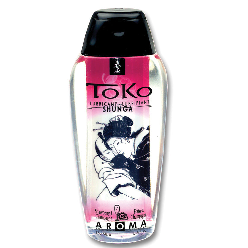 Shunga Toko Aroma Lube-Strawberry Champagne 5.5oz - UABDSM