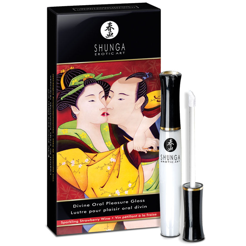 Divine Oral Pleasure Gloss - Sparkling Strawberry Wine - 0.33 Fl. Oz. / 10 ml - UABDSM