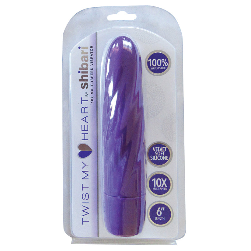 Shibari Twist My Heart 10X Multi-Pulsations Vibe-Purple 6 - UABDSM