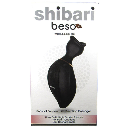 Shibari Beso Wireless 8x Black - UABDSM