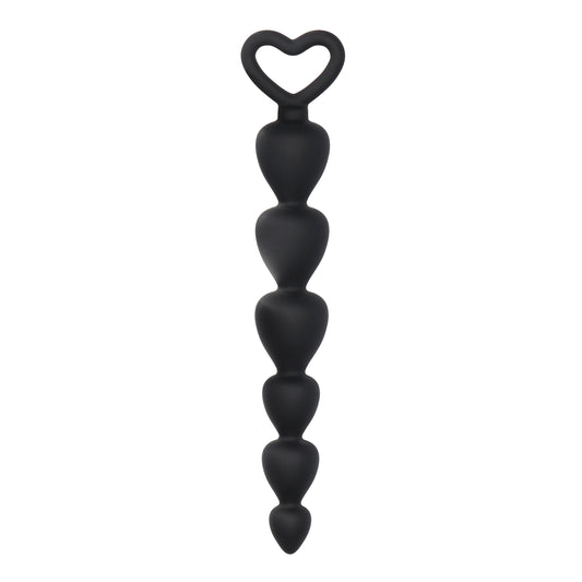 Black Silicone Anal Beads Black Silicone Anal Beads - UABDSM