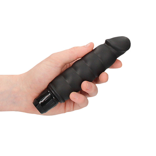 Ribbed Vibrator Black - UABDSM