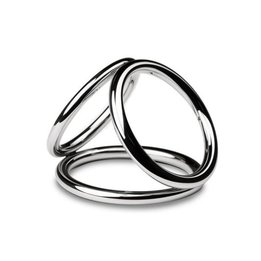 Sinner - Triad Chamber Metal Cock And Ball Ring - Medium Sinner - Triad Chamber Metal Cock And Ball Ring - Medium - UABDSM