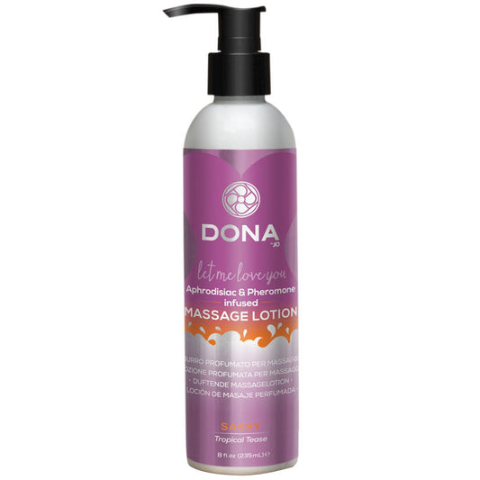 DONA Massage Lotion-Sassy Tropical Tease 8oz DONA Massage Lotion-Sassy Tropical Tease 8oz - UABDSM